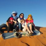 Merzouga sand surfing